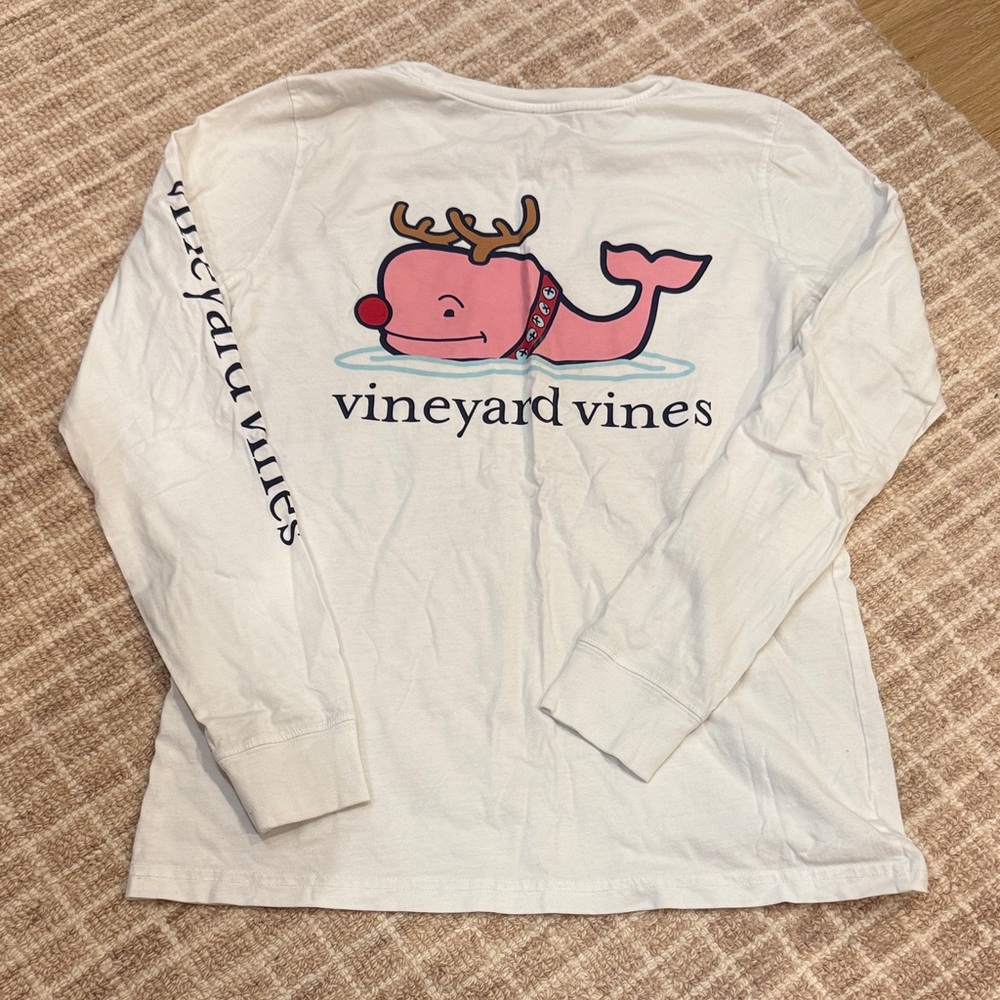 Vineyard Vines White Long Sleeve Shirt